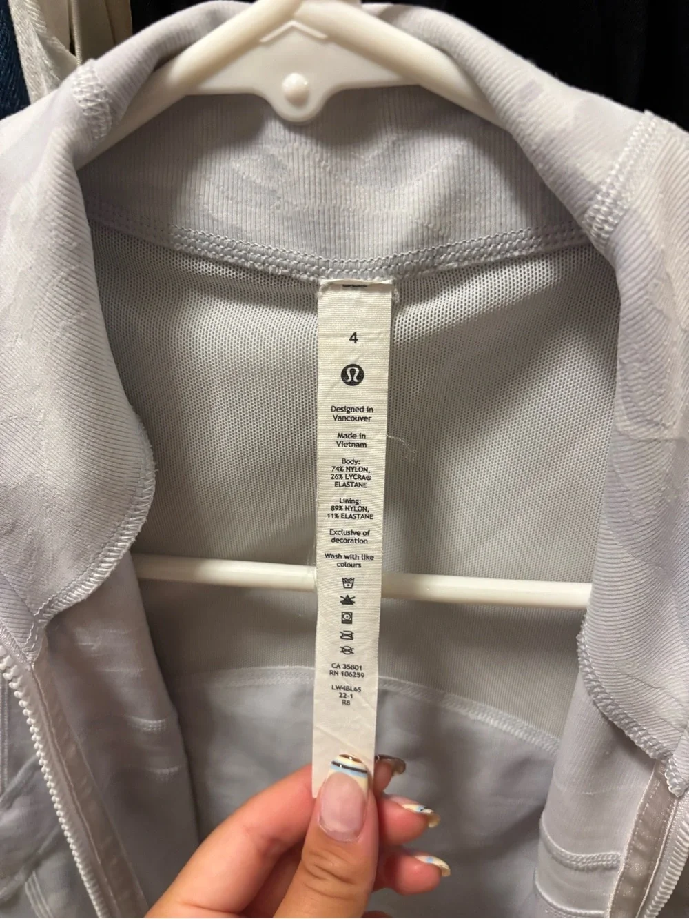 Lululemo Gray Camo Define Jacket